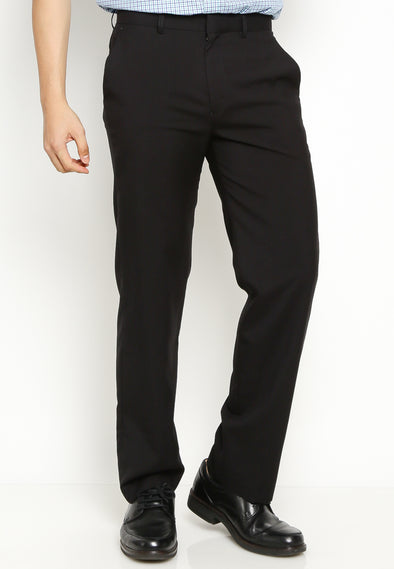 Men's Black Formal Trousers