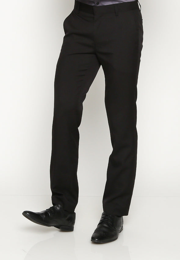 Men's Black Formal Trousers