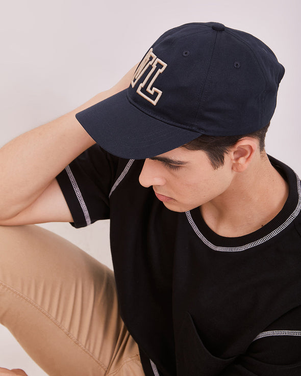 Men's VL Navy Logo Baseball Hat