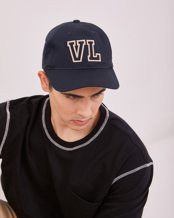 Men's VL Navy Logo Baseball Hat