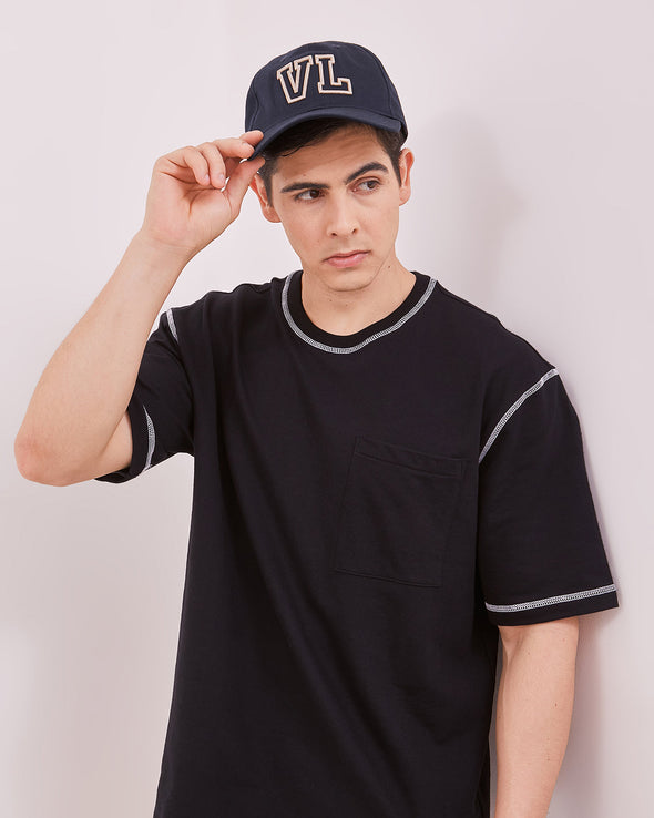 Men's VL Navy Logo Baseball Hat