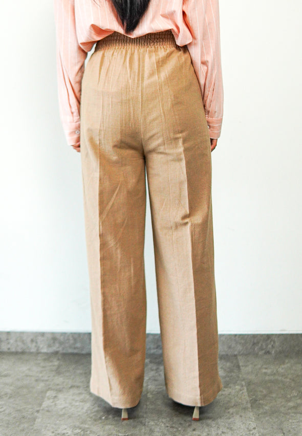 Light Beige Lightweight Long Pants