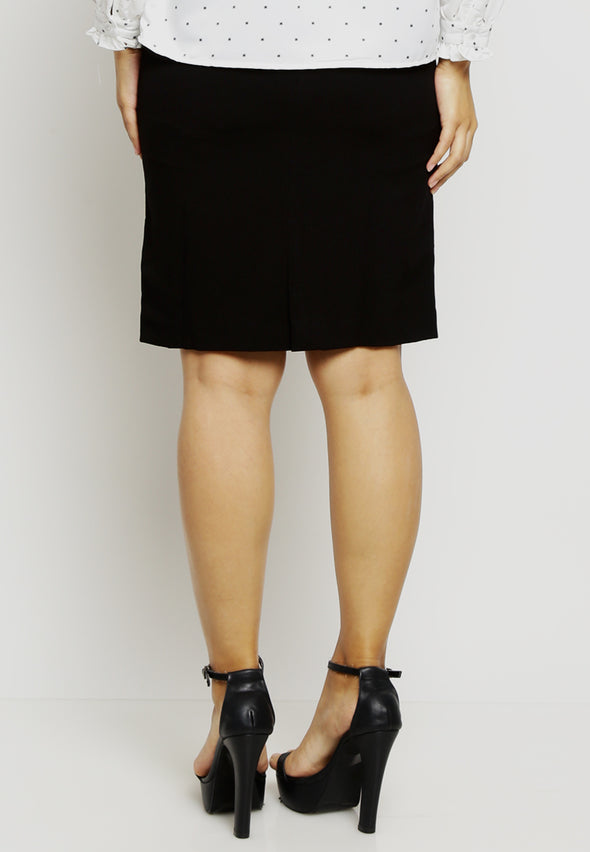 Black Basic Mini Skirt