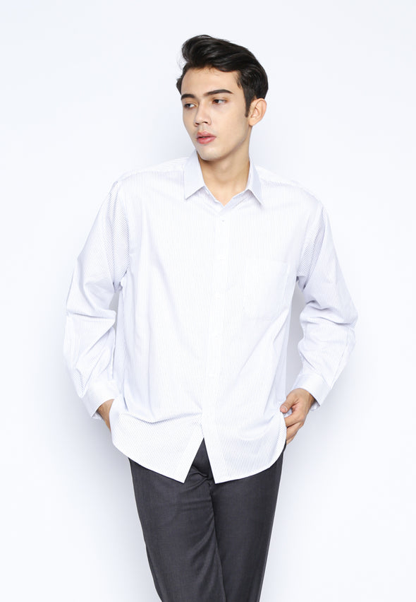 Blue Stripes Dobby Shirt