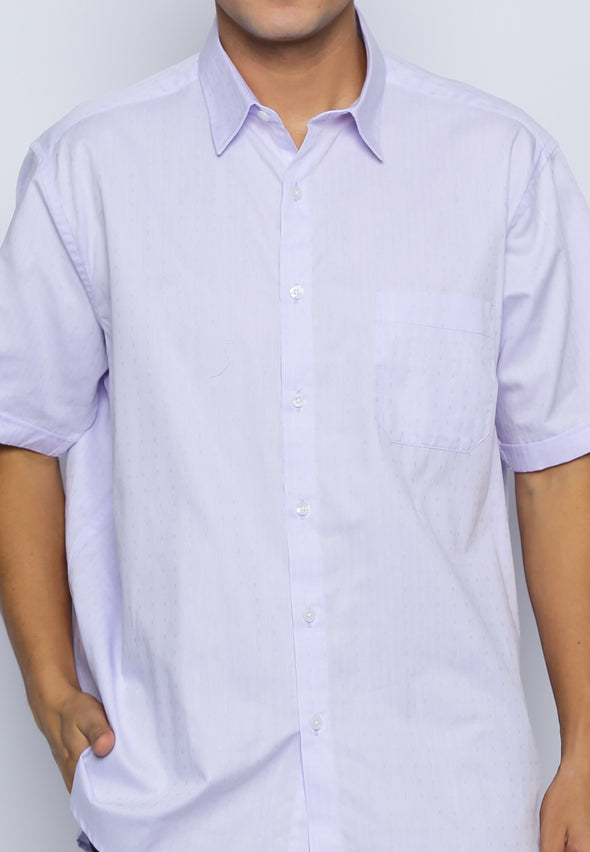 Light Purple Textured Shirt
