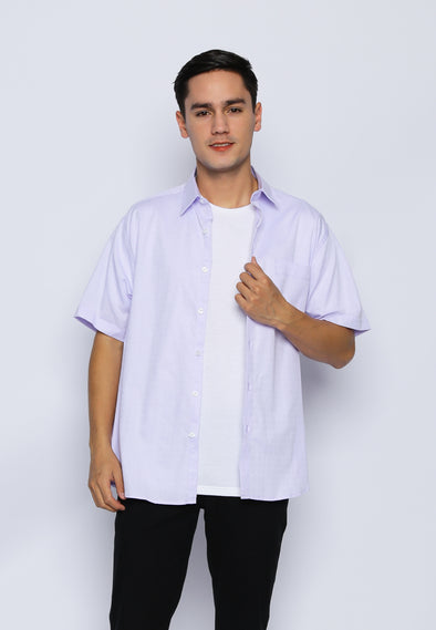 Light Purple Textured Shirt