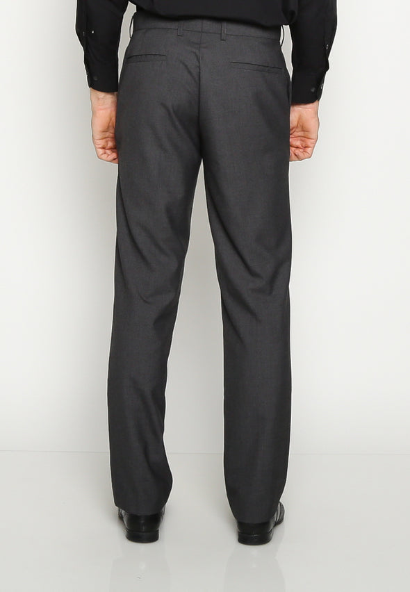 Grey Basic Formal Pants