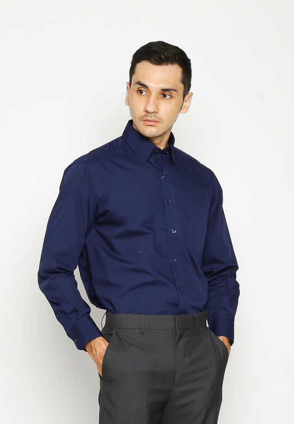 Blue Long Sleeves Milan Shirt