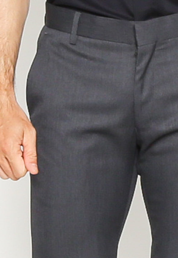 Charcoal Basic Formal Pants