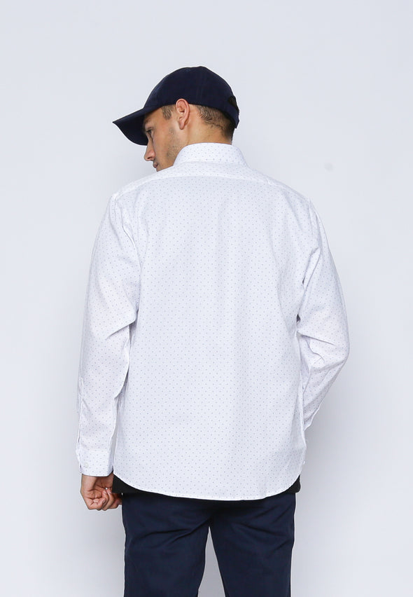 White Dot Career Regular Fit Shirt