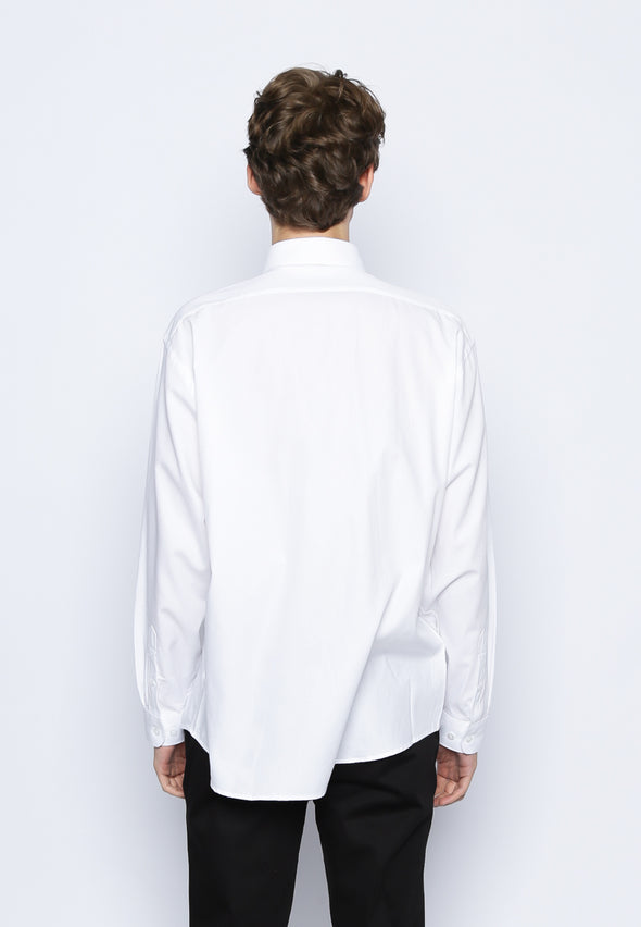 White Textured Shirt