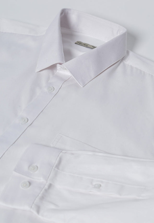 White Button Down Oxford Shirt