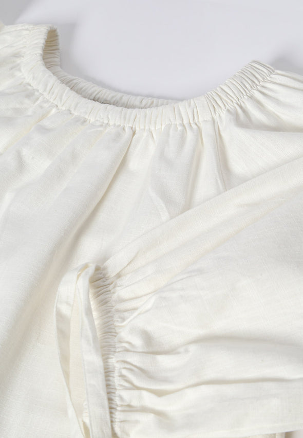 Off White Two Ways Gathered Dress