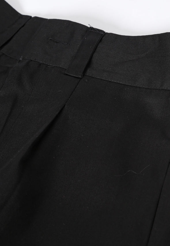 Grey Cotton Stretch Baggy Pants