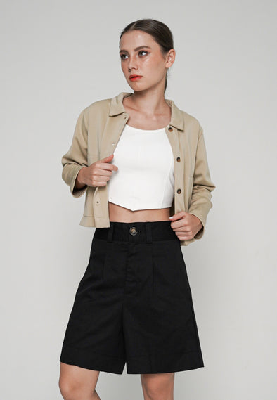 Cream Long Sleeve Jacket