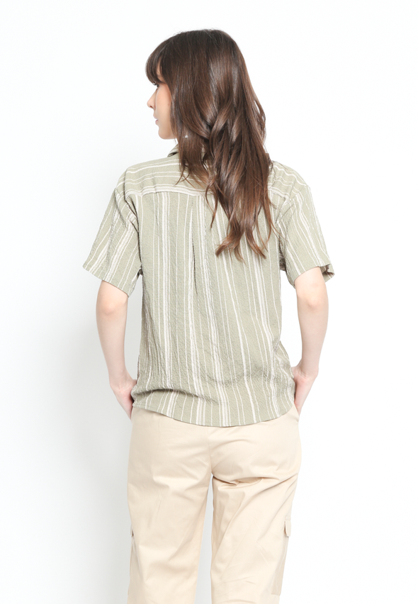 Sage Green Longsleeve Oversized Shirt